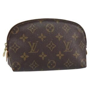 LOUIS VUITTON Monogram Pochette Cosmetic PM Pouch M43998 LV Auth BA8810